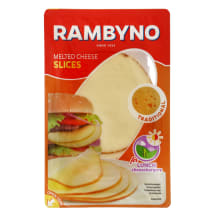RAMBYNO lydytas sūris, pjaustytas, 45% rieb. s.m., 150 g