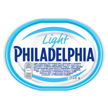 Šviežio sūrio gaminys PHILADELPHIA LIGHT, 125 g