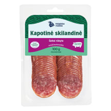Šaltai rūkyta SKILANDINĖ pjaustyta dešra, a. r., 100 g