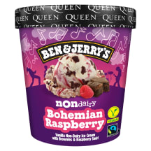 Veganiški valgomieji ledai BEN & JERRY'S BOHEMIAN RASPBERRY, 465 ml / 403 g