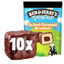 Valgomieji sūdytos karamelės pieniniai ledai su šokoladinio skonio įdaru B&J, 160 ml /150 g