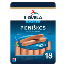 Virtos pieniškos BIOVELOS dešrelės, a. r., 780 g