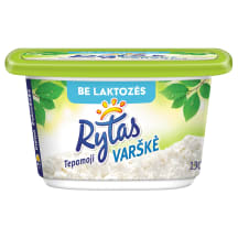 Tepamoji varškė be laktozės RYTAS, 17% rieb., 130 g