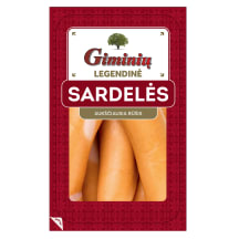 Virtos GIMINIŲ sardelės, a. r., 500 g