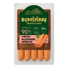 Virt. KLASIKINĖS dešrel. RUMŠIŠK., a.r., 260g