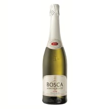 Baltasis pusiau saldus gazuotas fermentuotas gėrimas BOSCA ANNIVERSARY, 0,75 l
