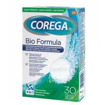 Protezų valiklis COREGA TABS BIO FORMULA, 30 vnt.