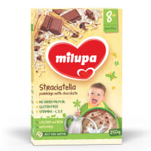 Pieniška ryžių košė su šokoladu MILUPA, nuo 8 mėn, 250 g
