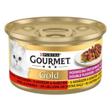 Paštetas katėms su jautiena GOURMET GOLD,85g