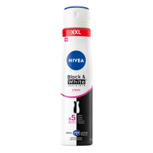 Moteriškas purškiamas dezodorantas NIVEA BLACK & WHITE INVISIBLE, 250 ml