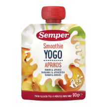 Geriamasis jogurtas su abrikosais SEMPER, 6 mėn, 90 g
