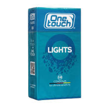 Prezervatyvai ONE TOUCH  LIGHTS, 12 vnt.