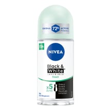 Moteriškas rutulinis dezodorantas NIVEA BLACK & WHITE FRESH, 50 ml