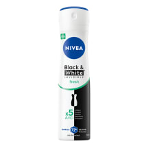 Moteriškas purškiamas dezodorantas NIVEA BLACK & WHITE FRESH, 150 ml
