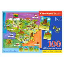 Puzzle CASTORLAND 100 Lietuva
