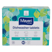 Indaplovių tabletės MAYERI ALL IN 1, 40 vnt.