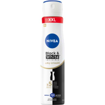 Purškiamasis dezodorantas moterims NIVEA BLACK & WHITE SILKY SMOOTH, 250 ml
