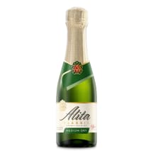 Nealkoholinis gazuotas putojantis pusiau sausas vynas ALITA CLASSIC, 0,2 l