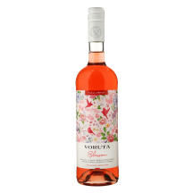 Rausvasis pusiau saldus vaisių ir uogų vyno gėrimas VORUTA BLOSSOM, 0,75 l