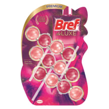 Tualeto valiklis-gaiviklis Bref DeLuxe Delicate Magnolia 3x50g