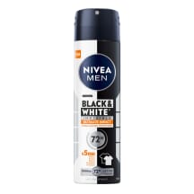 Purškiamas dezodorantas vyrams NIVEA B&W ULTIMATE, 150 ml