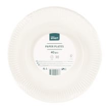 Popierinės lėkštės RIMI SMART, 23cm, 40 vnt