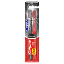Dantų šepetėlis COLGATE MAX WHITE CHARCOAL, 2 vnt.