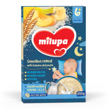 Pieniška manų košė su vaisiais MILUPA, nuo 6 mėn, 250 g