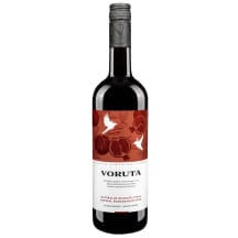 Raudonasis pusiau saldus natūralus granatų vynas VORUTA, 12 %, 0,75 l