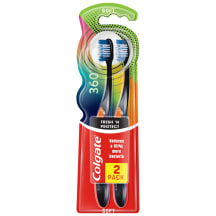 Dantų šepetėlis COLGATE 360 FRESH’N PROTECT,2 vienetai