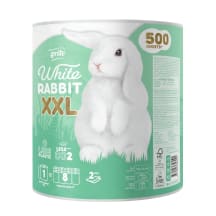 Popieriniai rankšluosčiai GRITE WHITE RABBIT, 1 rit.
