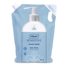 Skystas rankų muilas (papildymas) MAYERI SENSITIVE, 1,5L