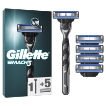 Skutimosi rinkinys GILLETTE MACH3, 5 peiliukai+kotelis