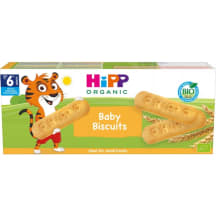 Ekologiški sausainiai HIPP BIO, nuo 6 mėnesių amžiaus vaikams, 180 g