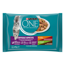 Kačių ėdalas PURINA ONE DIFFICULT APPETITE, 4 x 85 g