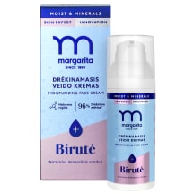 Drėkinamasis veido kremas su BIRUTĖS mineraliniu vandeniu MARGARITA MOIST&MINERALS, 50 ml