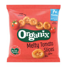 Pomidorų griežinėlių užkandis ORGANIX EKO, 7 mėn, 20 g