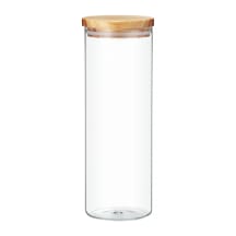 Stiklainis su mediniu dangčiu AMBITION, 1800 ml