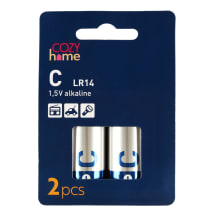 Baterijos COZY HOME C 1,5 V LR14, 2 vnt