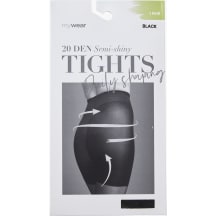 Moteriškos pėdkelnės MYWEAR, 20D, DSH, juodos, 5
