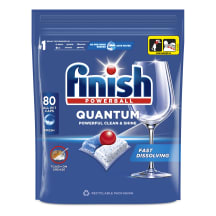 Indaplovių kapsulės FINISH POWERBALL QUANTUM ALL IN 1, 80 vnt