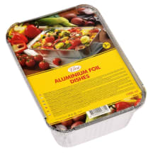 Aliumininės folijos lekštė ELISE, 1,9 l, 3 vnt.