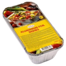 Aliumininės folijos lekštė ELISE, 1,5 l, 4 vnt.