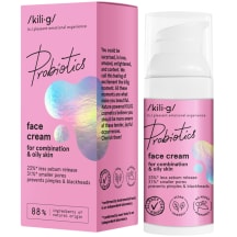Veido kremas mišriai ir riebiai odai KILIG PROBIOTICS, 50 ml