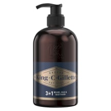 Plovimo priemonė barzdai KING C GILLETTE, 350 ml