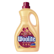 Skystas skalbiklis su keratinu WOOLITE MIX COLORS, 45 skalbimai, 2,7 l