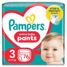 Sauskelnės PAMPERS PANTS GIANT PACK S3, 76 vnt.
