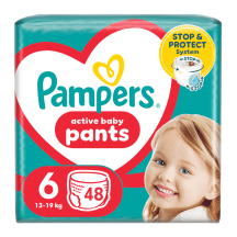 Sauskelnės PAMPERS PANTS GIANT PACK S6, 48 vnt.