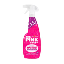 Valymo priemonė langams ir stiklui su rožių actu THE PINK STUFF, 750 ml