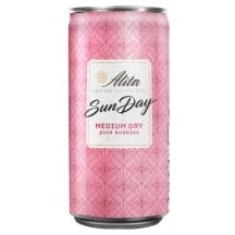 Gazuotas vaisinis vyno gėrimas ALITA SUN DAY PINK, 7,5 %, 0,2 l